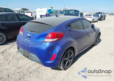 2013 Hyundai Veloster Base W/Black from USA, damaged, VIN KMHTC6AD1DU095946